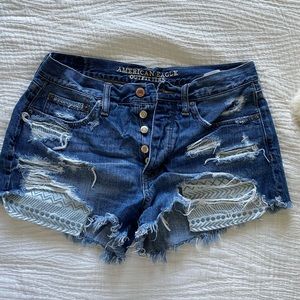High waisted shorts